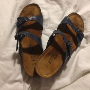 Navy Blue Naot Sandal like new!